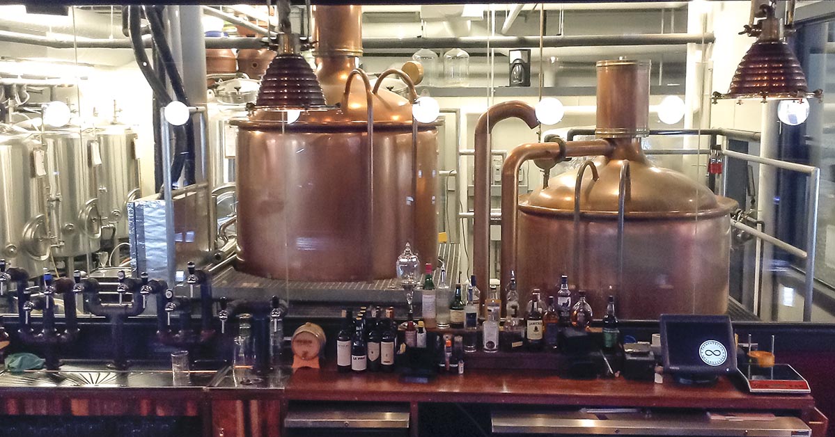 The brewery and In'finiti Fermentation and Distillation in Portland, ME ... - Distillery Overview 1